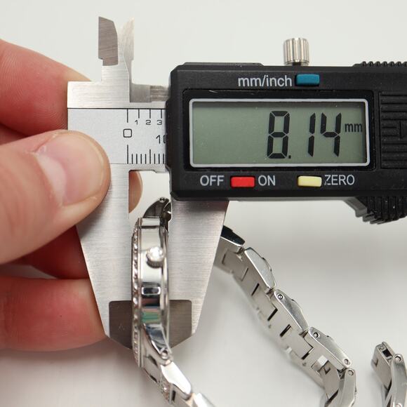 Fossil Jesse Silver Tone 34mm Gem Set Bezel Womens Watch ES2362 w New Battery - Picture 3 of 13